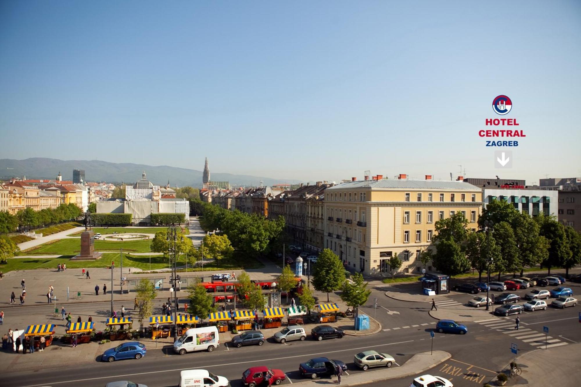 Hotel Central Zagreb Exteriör bild